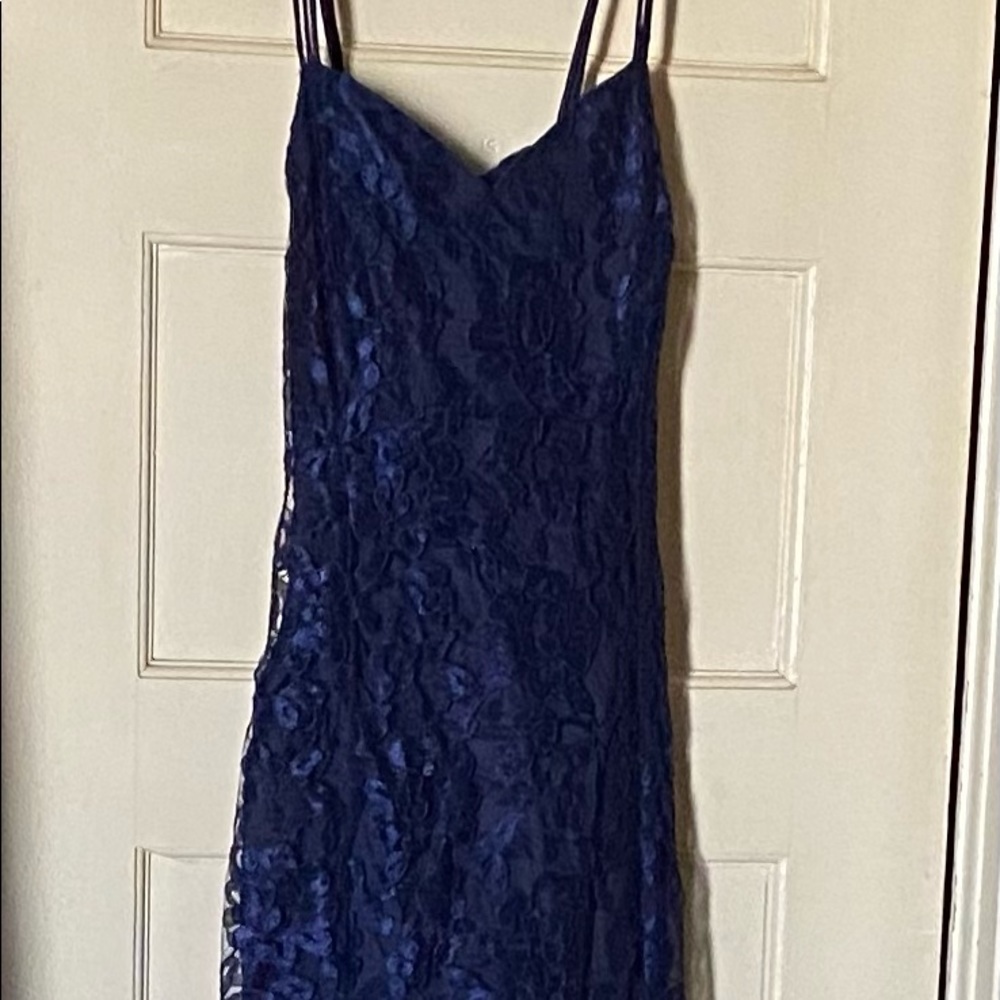 Thanks midi dressy dress, dark blue